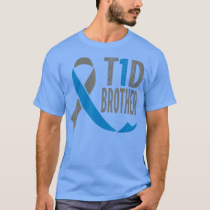 T-shirt T1D Brother, Drôle cadeau pour les hommes diabétiq