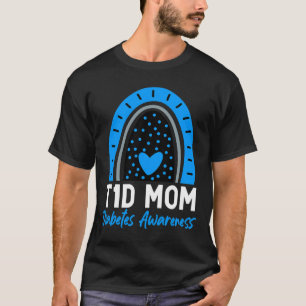 T-shirt T1d Costumes de jour pour le diabète Type 1 Femme 