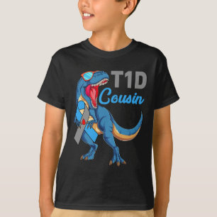 T-shirt T1d Cousin Type 1 Mois de sensibilisation au diabè