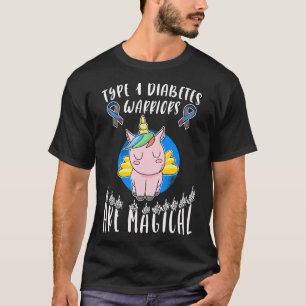 T-shirt t1d diabète type 1 sensibilisation aux guerriers d
