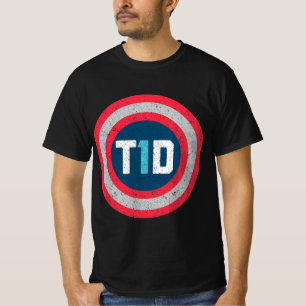 T-shirt T1D Diabétique Type 1 Sensibilisation au diabète H