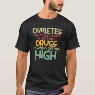 T-shirt T1D Diabétique Type 1 Sensibilisation au diabète H