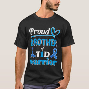 T-shirt T1d Fière Frère Diabète Sensibilisation au diabète