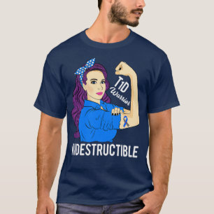 T-shirt T1D Guerrier Indestructible Type 1 Diabète