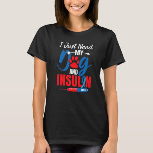 T-shirt T1D Guerrier T2D Type 1 Insuline Diabète