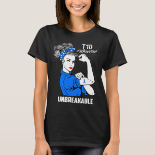T-shirt T1d Sensibilisation au diabète de type 1 Cadeau de