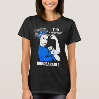 T-shirt T1d Sensibilisation au diabète de type 1 Cadeau de