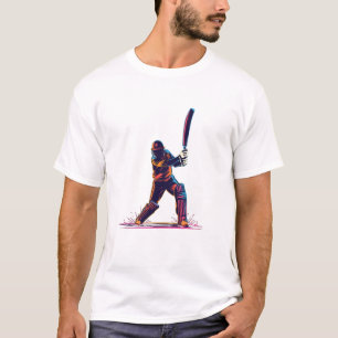 T-shirt T20 Cricket Night Match Power Shot Tee