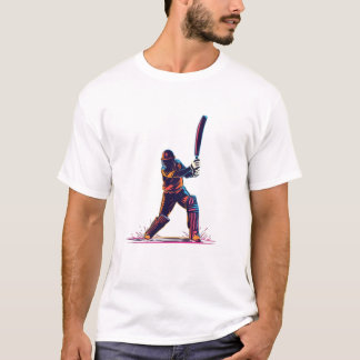 T-shirt T20 Cricket Night Match Power Shot Tee