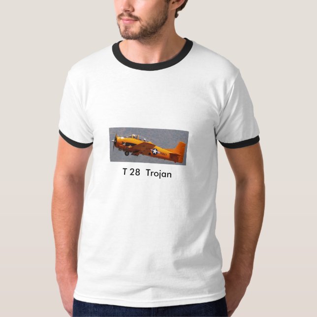 T-shirt T28 POC jaune, Trojan de T 28 (Devant)