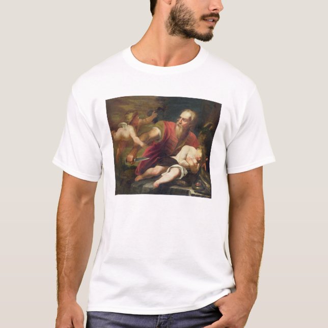 T-shirt T33486 le sacrifice d'Isaac (Devant)