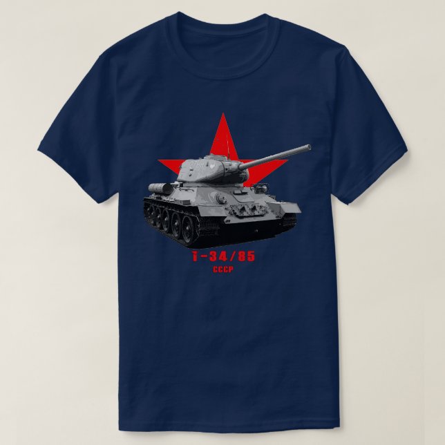 T-shirt T3485 Char militaire 2ÈME GUERRE MONDIALE (Design devant)