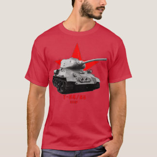 T-shirt T3485 Military tank WW2
