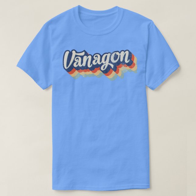 T-shirt T3 Vanagon Retro 80s Bulli Bus (Design devant)
