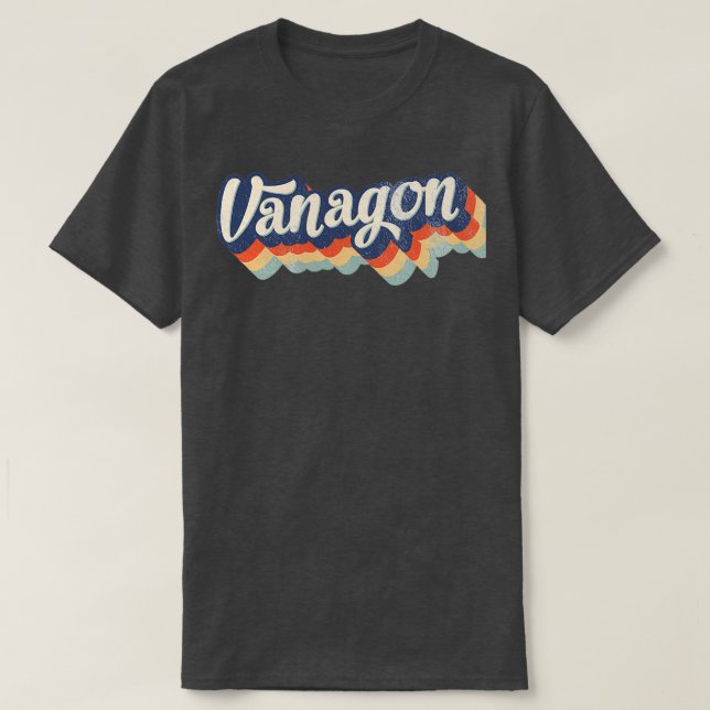 T-shirt T3 Vanagon Retro 80s Bulli Bus (Design devant)