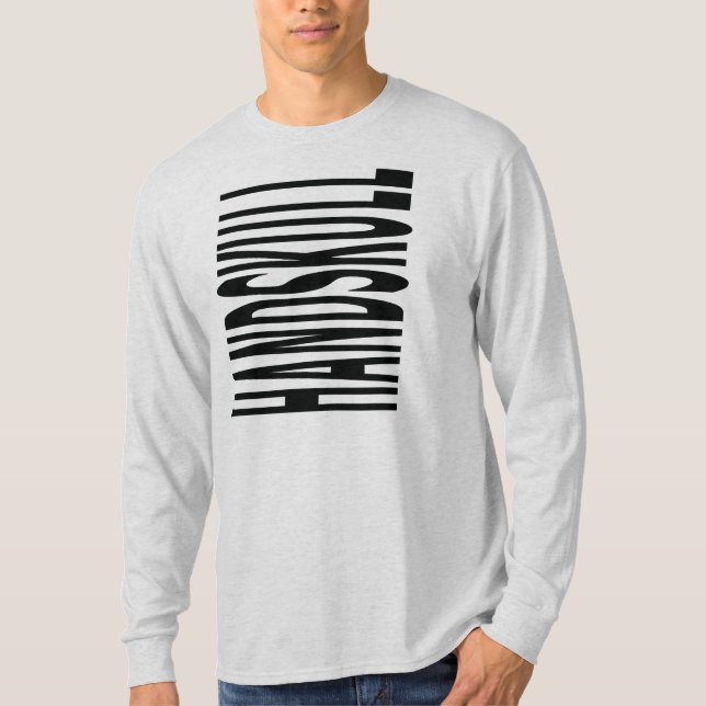 T-shirt T9 HANDSKULL Arne Long Manches (Devant)