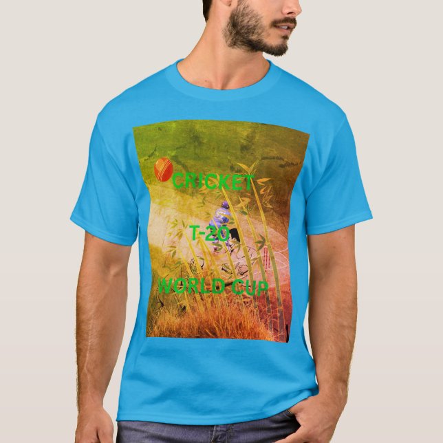 T-SHIRT T-20 WORLD CUP CRICKET (Devant)
