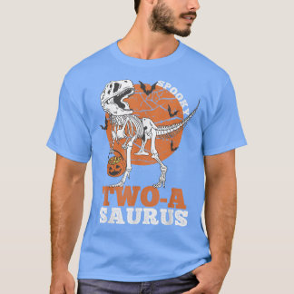 T-shirt T-A éffrayant Saurus Dinosaur Squelette T rex Citr