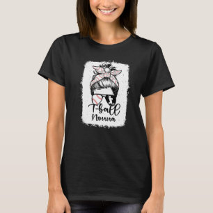 T-shirt T Ball Nonna Vintage Léopard Chignon Dégarni Décol