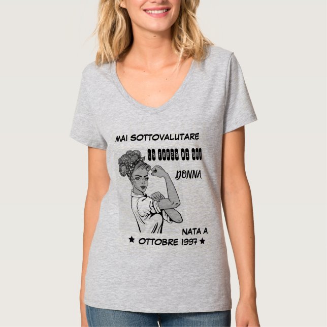 T-shirt T- beautiful_style 1997 de forzuta de donna de (Devant)