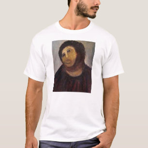 T-SHIRT T BLANC RESTORO DES HOMMES ORIGINAUX DE FRESQUE DE