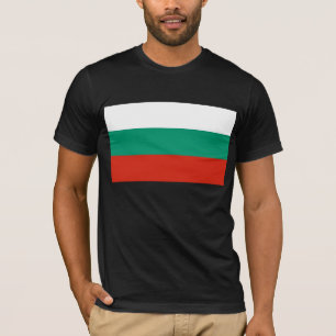 T-shirt T Chemise avec Drapeau de Bulgarie