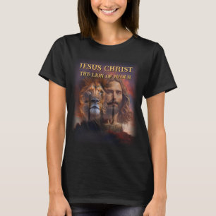 T-shirt T-Chemise Personnalisée Jésus Christ Lion De Juda