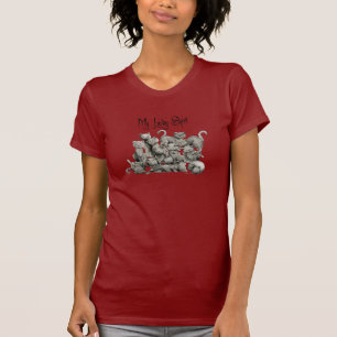T-shirt T-chemise-Personnaliser 13 chanceuse
