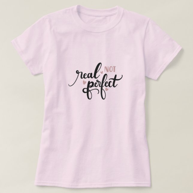 T-shirt T Chemise rose (Design devant)