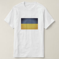T Chemises avec drapeau d'Ukraine vintage