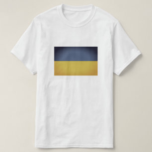 T-shirt T Chemises avec drapeau d'Ukraine vintage