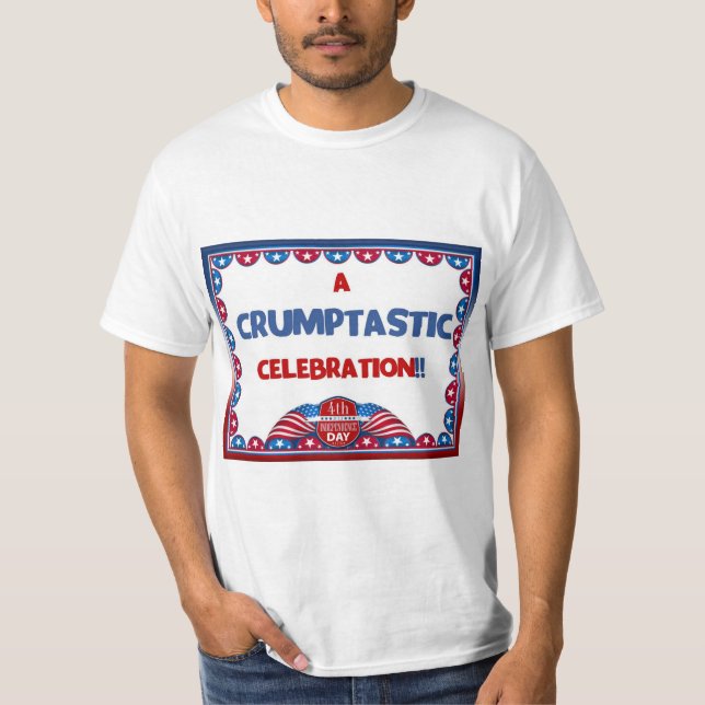 T-shirt T crumptastique masculin (Devant)