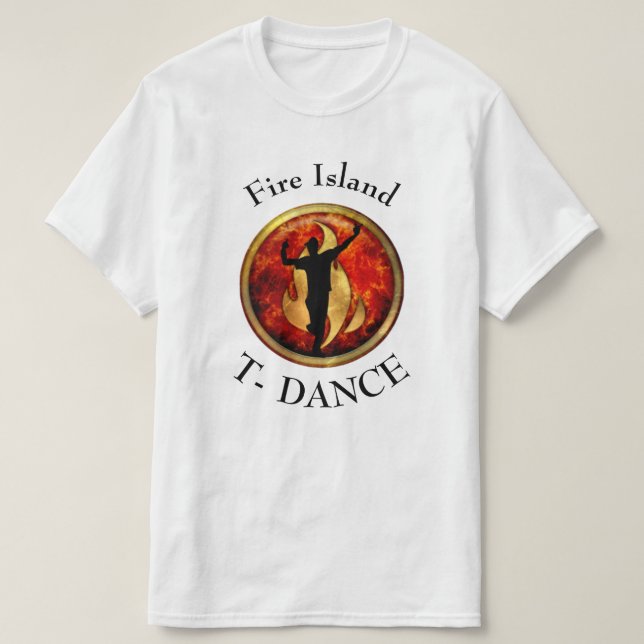 T-Shirt T-Dance Fire Island (Design devant)