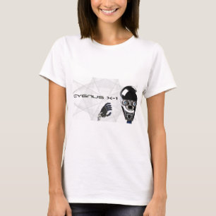 T-shirt T de logo de robot du Cygnus X-1 et peu