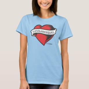T-shirt T de sonnerie de dames (tatouage de LiveJournal)