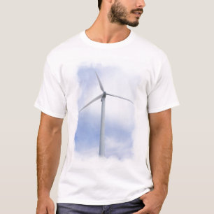 T-shirt ~ T de turbine de vent