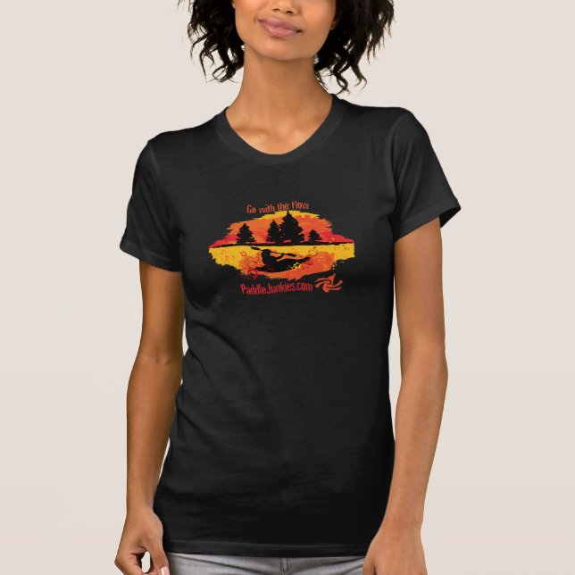T-shirt T des femmes de drogués de palette (Devant)