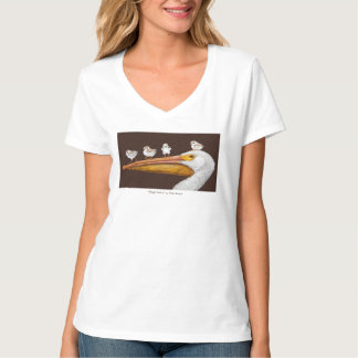 T-shirt T des femmes d'école de vol