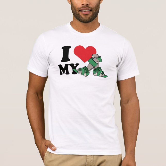 T-shirt T des hommes d'amour d'AFO (Devant)