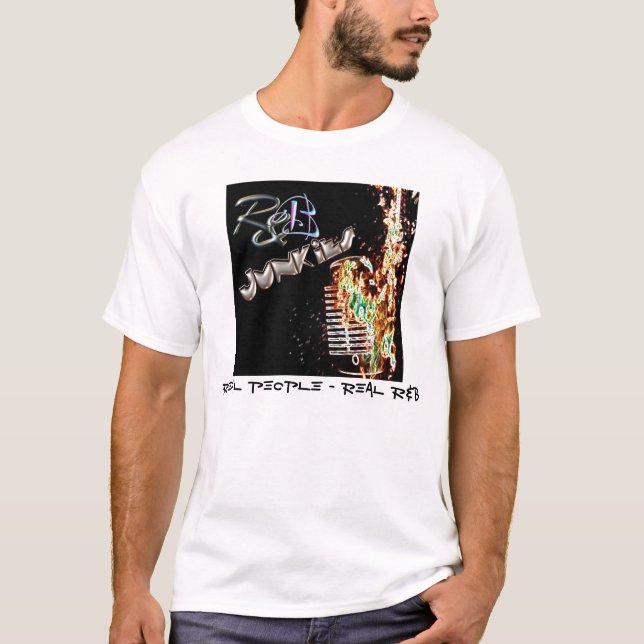 T-shirt T des hommes de drogués de R&B (Devant)
