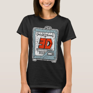 T-shirt T d'impression 3D pour un passionné d'imprimante 3