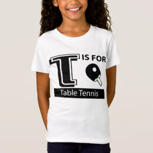 T-Shirt T est pour le ping-pong
