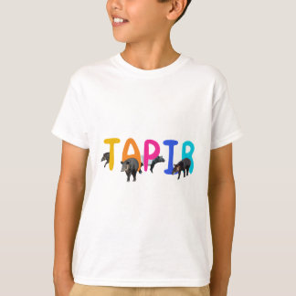 T-shirt T est pour Tapir