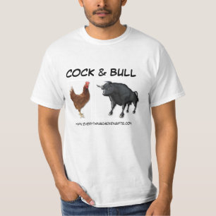 T-shirt T hilares de "COQ et de BULL" par tout poulet !