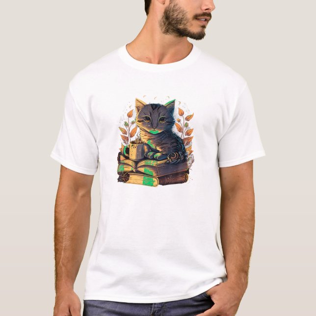 T-shirt t Lire un livre T Shirt (Devant)