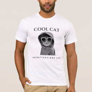 T-shirt T logo cool Cat Investigations LLC
