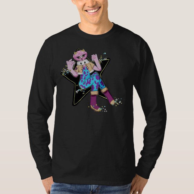T-shirt T - Poodle de pin (Devant)
