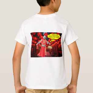 T-shirt t. pour les enfants. Bonne année chinoise. panda/h