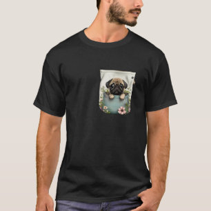 T-shirt T Pug drôle dans Vêtement pour Chien Chiot de Poch