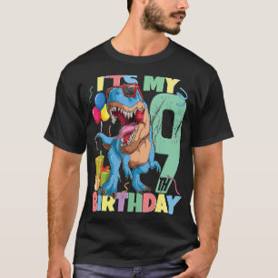 T-shirt T Rex 9e anniversaire garçon fille 9 ans 2013 Dino